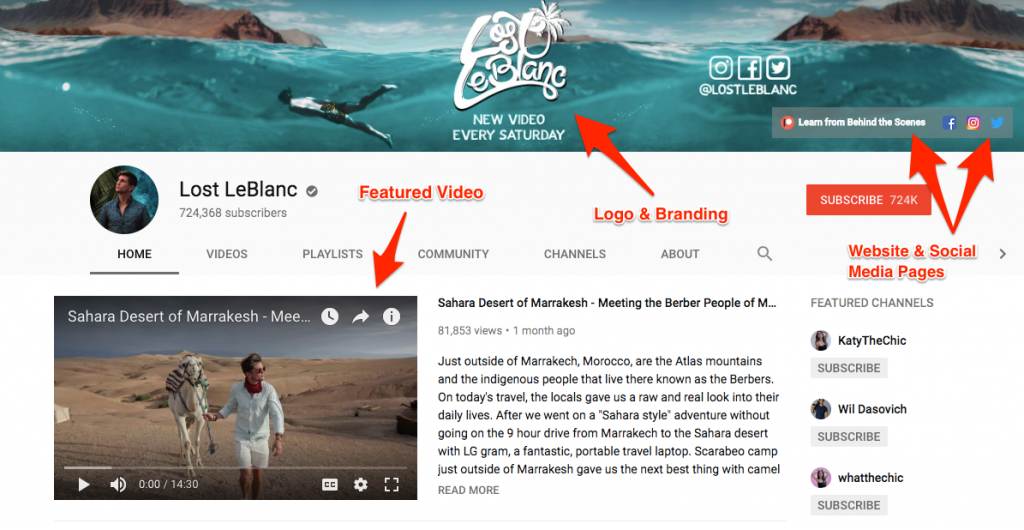 Channel optimization and YouTube views Optimizing your channel can help to increase YouTube views