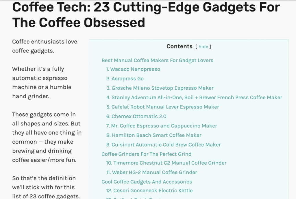 affiliate marketing blog post