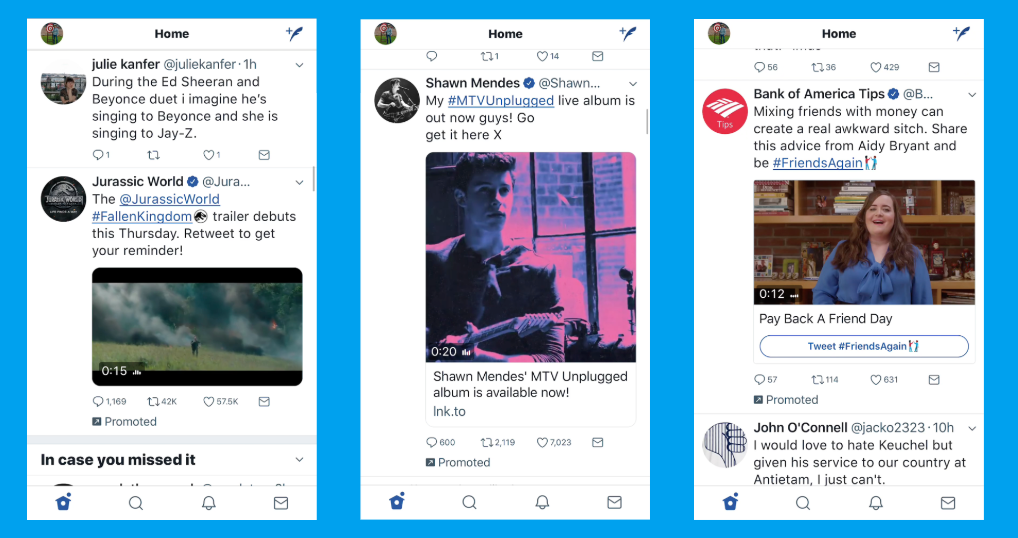 twitter feed