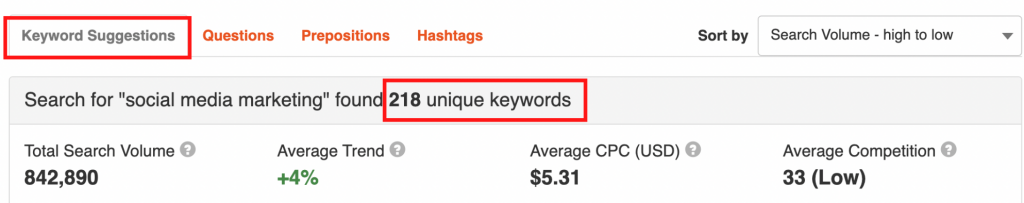 social media YouTube keywords