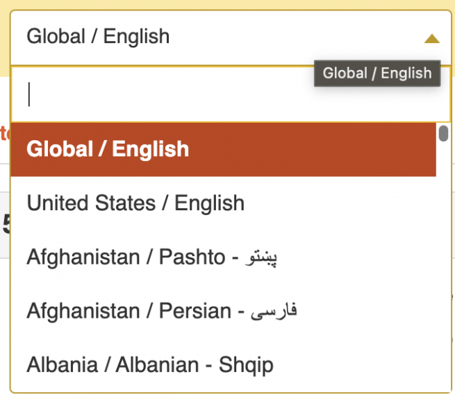 country and language setting for keyword tool